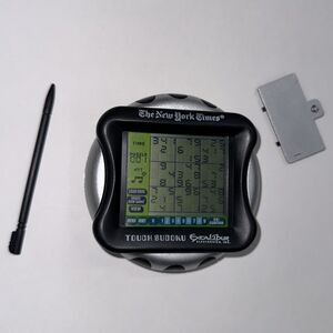New York Times Touch Screen Sudoku Electronic Game 2006 Excalibur Tested